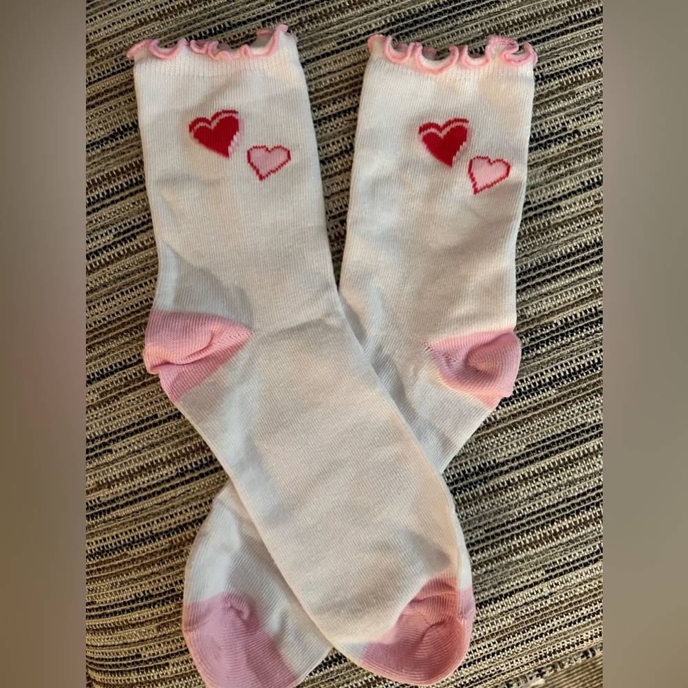 Roller Rabbit Valentine’s Ruffle Socks